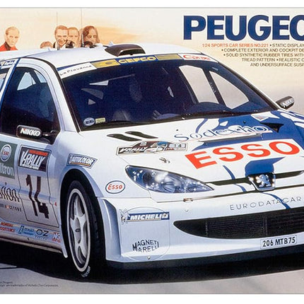 Tamiya 1:24 Sacle Sports Car Series Peugeot 206 WR