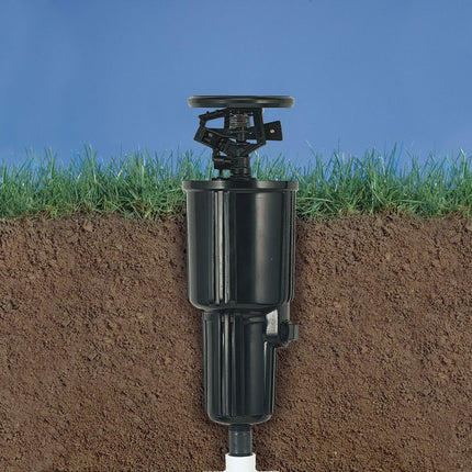 Orbit 55200 Super Jet Pulse Pop-Up Impact Sprinkler Spray Head with 35' Coverage