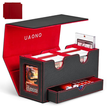 UAONO Card Deck Box for MTG, Double Card Storage B