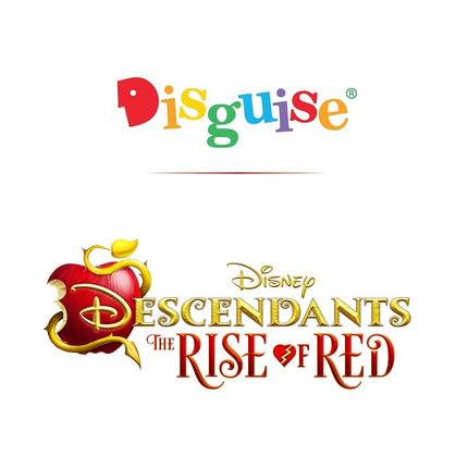 Descendants Uliana Deluxe Costume, Official Disney Descendants The Rise of Red Costume Dress, Wig not Included, Child Size (10-12)
