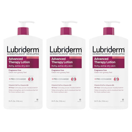 Lotions Lubriderm Advanced Therapy, 709 ml (lot de 3)