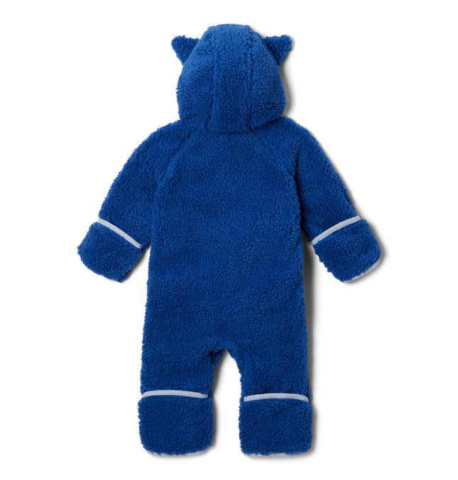 Columbia Youth Infant Foxy Baby Sherpa Bunting, Fleece romper, Black/Chalk, 6/12