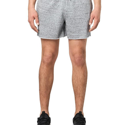 Under Armour Men's Project Rock Terry Shorts, (012) Mod Gray Medium Heather / / Black, X-Small