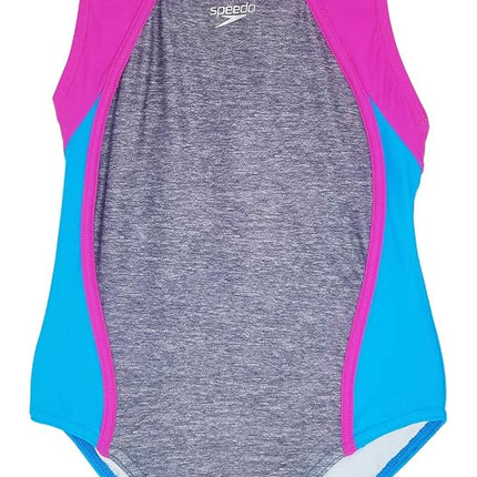 Maillot de bain une pièce à bretelles épaisses et empiècements en maille Speedo pour filles