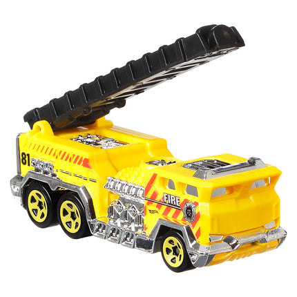 Hot Wheels Monster Trucks Toy Vehicle Truck 5 Alarm + Auto 5 Alarm for Kids Ages 3 and Up