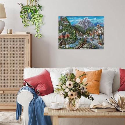 Ravensburger Puzzle 2D 1000 elementów: Witamy w Banff, Nowy design