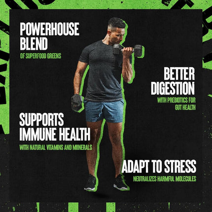 ANIMAL Greens PAK – Your Green Helpers & Daily dose of Green superfood – with spirulina, chlorella & maca for Energy, Immune System, Digestion & Well-Being – 30 Packs