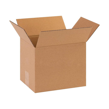 Cajas de cartón corrugado, 10 x 8 x 8", kraft
