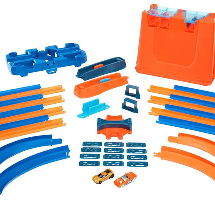 Hot Wheels Track Builder Deluxe Stunt Box & 1:64 Scale Toy Car