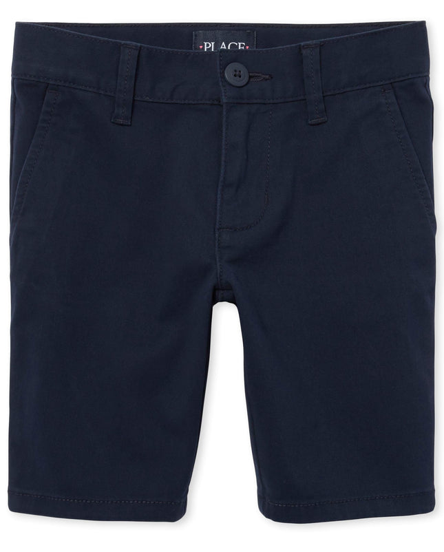 The Children's Place Girls Chino Shorts, Tidal Sin