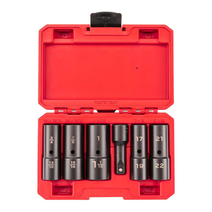TEKTON 1/2 Inch Drive Thin Wall Impact Flip Socket Set (6-Piece) | SIF92400