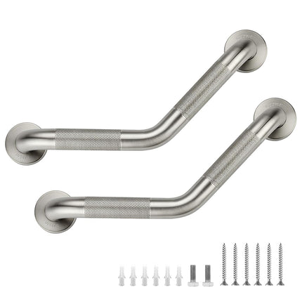 Grab Bars for Shower, 2 Pack, 16 Inch Angled Anti-