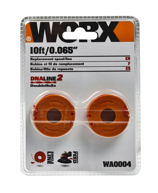 WORX WA0004 (2) Fil de rechange pour coupe-bordures sans fil sélectionnés