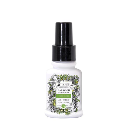 Car-Pourri Car Odor Air + Fabric Odor Eliminator Spray, Fresh Cruise, Travel Size 1.4 Fl Oz