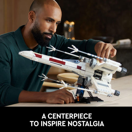 LEGO Star Wars Ultimate Collector Series X-Wing Starfighter 75355 Building Set for Adults, Star Wars Collectible for Build and Display with Luke Skywalker Minifigure, Fun Gift Idea for Star Wars Fans, 6427694