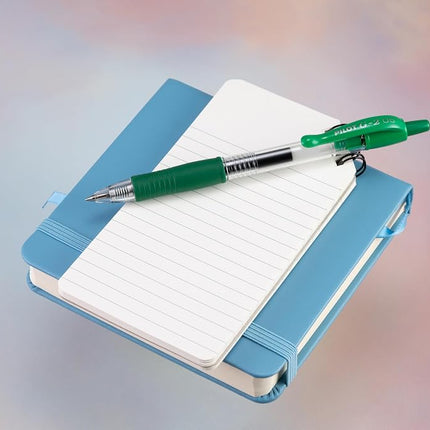 Pilot G2 Retractable Premium Gel Ink Roller Ball Pens, Extra Fine Point, Green Ink, Dozen Box -31005