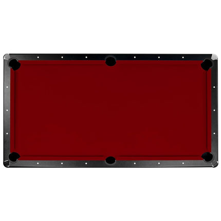 Championship Saturn II Billiards Cloth Pool Table Felt, Burgundy, 7-Feet