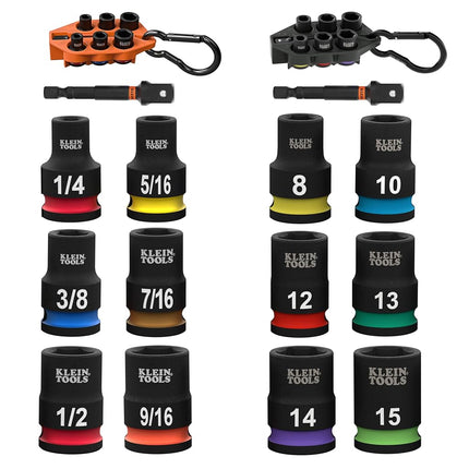 Klein Tools 80206 Grab-and-Go Impact Socket Sets, 