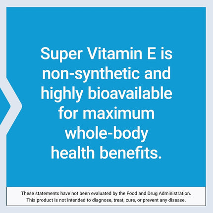 Life Extension Natural Vitamin E, 400 IU, 90 Softgel