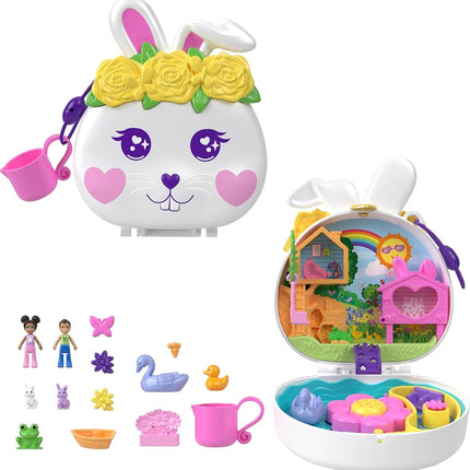 Polly Pocket Dolls and Playset, Animal Toys, Flowe