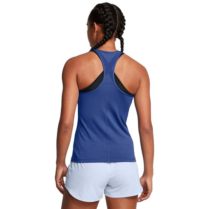 Under Armour Women's Vanish Racer Tank, Vest Top with Racerback and Drop-Tail Hem, Sweat-Wicking and Breathable Sleeveless Tshirt, Gym Tank Top for Yoga, Running and More