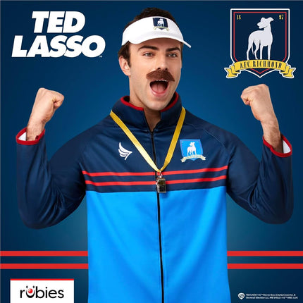 Rubies 1000035L000 Ted Lasso Adult Costume Kit Fancy Dress, Men, Multi, L Halloween