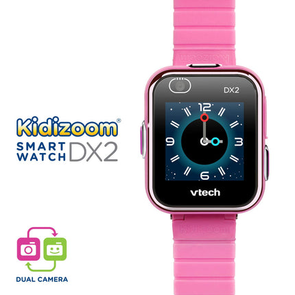 VTech 80-193850 KidiZoom Smartwatch DX2, Podómetro, Rosa, Reg