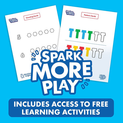 Learning Resources Design & Drill Toolbox, juego de herramientas de construcción STEM para niños, a partir de 3 años