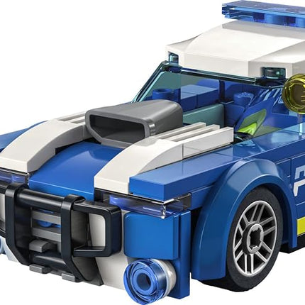 LEGO City Police Car 60312 Building Kit for Kids Aged 5 and Up; Includes a Police Officer Minifigure with a Toy Flashlight and a Police Cap (94 Pieces)