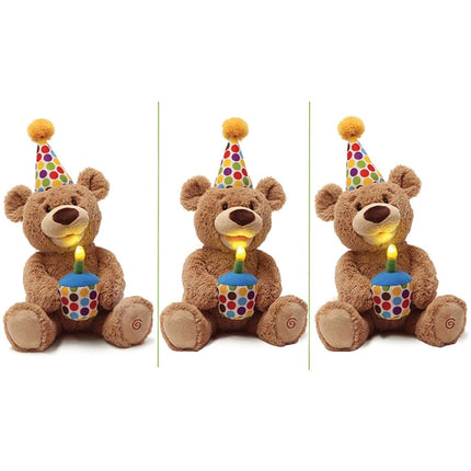 GUND Happy Birthday! Animated Plush Bear