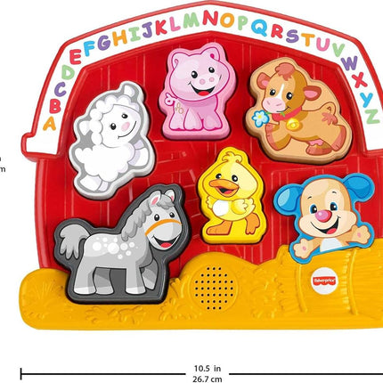 Fisher Price - Laugh & Learn Learning Puzzle-Farm Animals