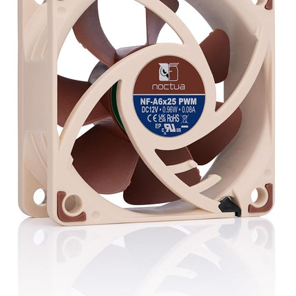 Noctua NF-A6x25 PWM, High-Performance Quiet Fan 60mm