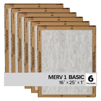 Filtrete 16x25x1 Air Filter, 3M MERV 1 HVAC Flat F