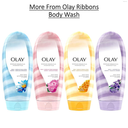 Olay 2-In-1 Essential Oils Ribbons Sunflower Oil + Refreshing Nectarine Moisturizing Body Wash 18 Oz by Olay