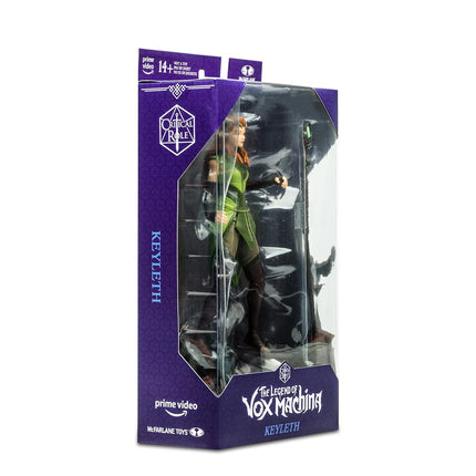 McFarlane Toys, 7-Inch Critical Role Vox Machina Keyleth Action Figure with 22 Moving Parts, Collectible Critical Role Figure with Collectors Stand Base – Ages 14+