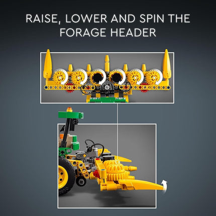 LEGO Technic John Deere 9700 Forage Harvester, Tractor Toy for 9+ Year Old Boys and Girls, Kids Toy Farm Set, Vehicle Model Building Kit, Creative Introduction to Engineering and STEM 42168