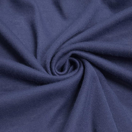 American Baby Company Supreme 100% Natural Cotton Jersey Knit Fitted Crib Sheet for Standard Crib and Toddler Mattresses, Navy, Soft Breathable, for Boys
