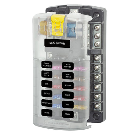 Blue Sea - Systems 5026 St Blade Fuse Block With C