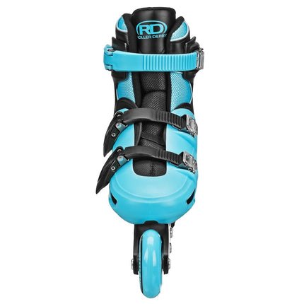 Roller Derby V-Tech 500 Adjustable Performance Inline Skates for Men, Women, Kids, Teens, Large (6-9), Black/Blue