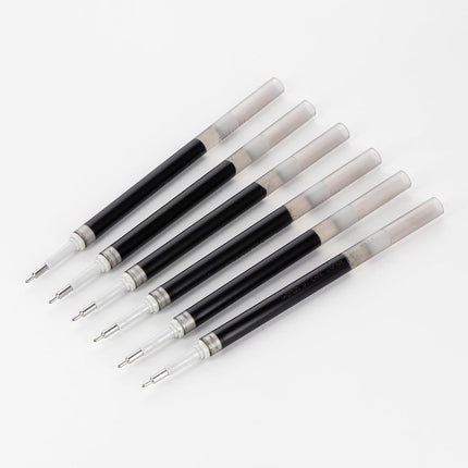 Pentel Refill Ink - for EnerGel Gel Pen, 0.7mm Needle Tip, Fine, Black Ink, Pack of 6 Refills
