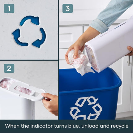YouCopia StoraBag Space-Saving Plastic Bag Dispenser, Organizer for Kitchen Cabinet or Pantry Storage, One-Size, Speckled White