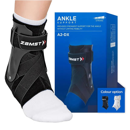 Zamst A2-DX Black Ankle Brace for Sports - Breatha