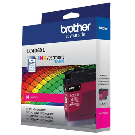 Brother LC406XLMS High Yield Magenta Ink Cartridge