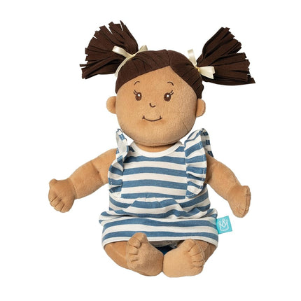 Manhattan Toy Baby Stella Beige with Brown Hair 38.1cm Soft First Baby Doll