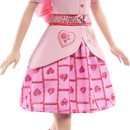 Mattel Disney Descendants: El Ascenso de Red Muñeca Cantante Bridget, Joven Reina de Corazones con Ropa Inspirada en la Película, Canta "Shuffle of Love" en Inglés