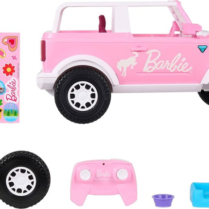 Hot Wheels RC Barbie Ford Bronco with Accessories