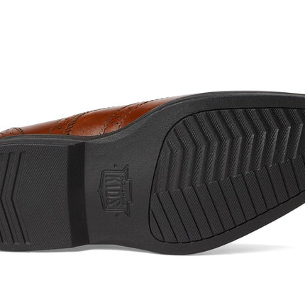 Florsheim Reveal Wing Jr, Boys’ Oxfords, Brown (Cognac), 11.5 Child UK (31 EU)