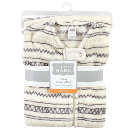 Gigoteuse, sac de couchage, couverture en peluche sans manches imprimé tribal Hudson Baby unisexe, 0-6 mois