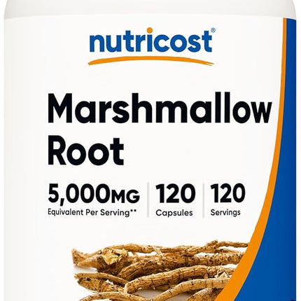 Nutricost Marshmallow Root 500mg, 120 Vegetarian Capsules - Gluten Free & Non-GMO