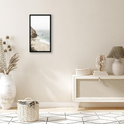Americanflat 11x20 Picture Frame with Polished Plexiglass - Streamline Collection - Thin Border Picture Frame for Wall Display - Hanging Hardware Included - Black